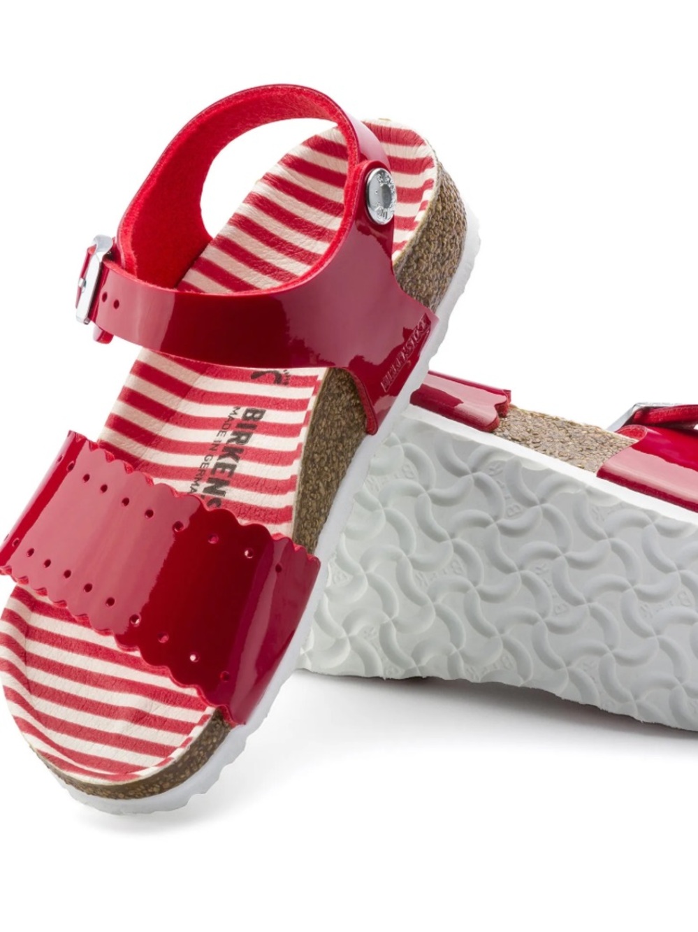 Birkenstock Red Sz 28/10 Toddler Girls Sandals